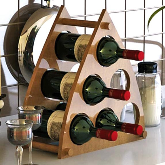 Настільна винна полиця "Кольєр" сієна Миколаїв - фото 1