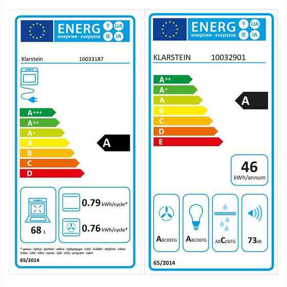 Монтажний комплект Klarstein Kalahari Limelight піч + витяжка 68 літрів 600 м3/год чорна неіржавка сталь Рівне