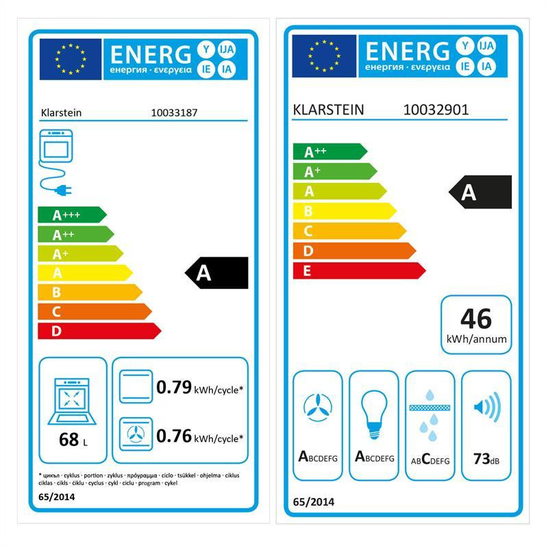 Монтажний комплект Klarstein Kalahari Limelight піч + витяжка 68 літрів 600 м3/год чорна неіржавка сталь Рівне - фото 2