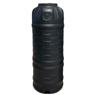 Емкость для воды Пласт Бак вертикальная не пищевая 500 л черная выдувная (6252) Винница - изображение 1