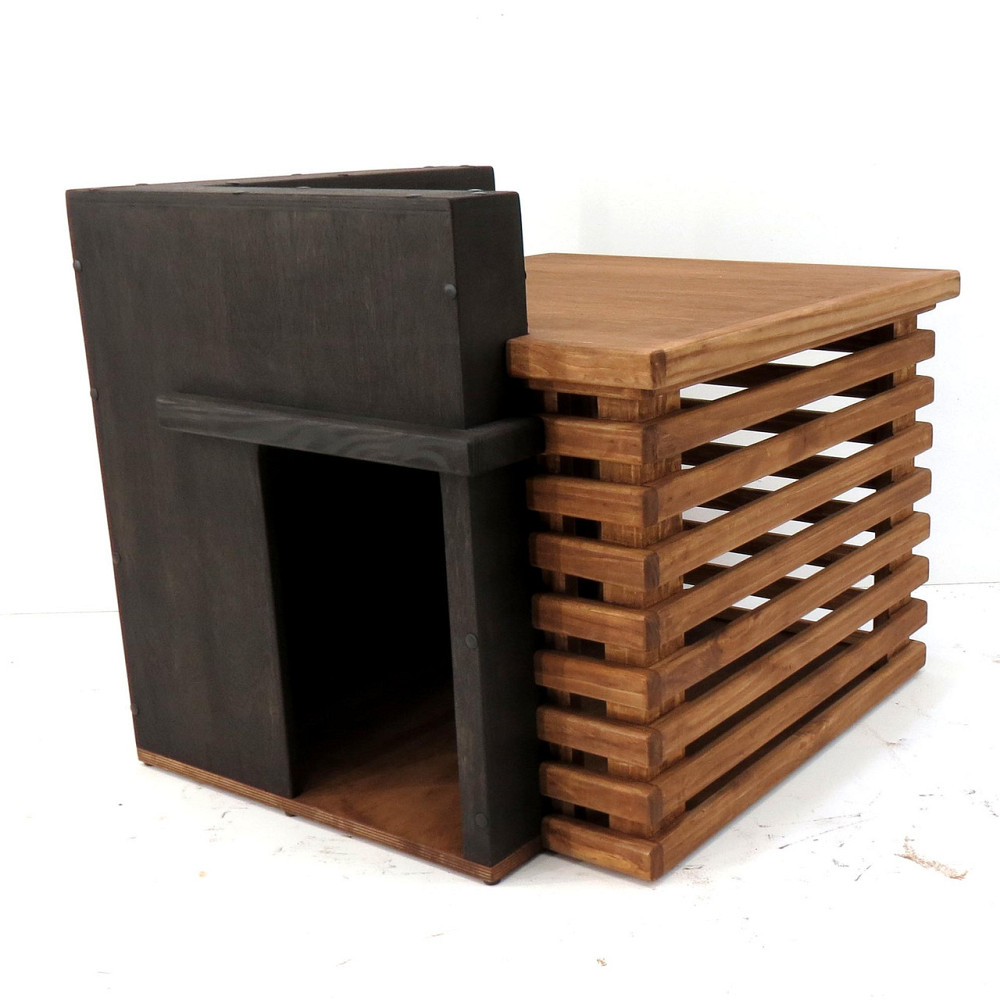 Будиночок для кішки "Шварц" венге-мускат Миколаїв - фото 1