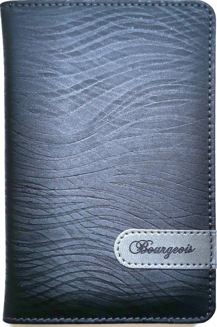 Блокнот А6 на гумці "Bourgeois" 80 арк, лінія, шкірзам обкл, 9274, шт Київ - фото 1