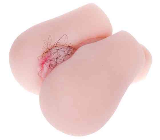 Мастурбатор Вагіна і анус з вібрацією Soft and smooth pussy and ass hole, BM - 009113 Sex Aura Київ