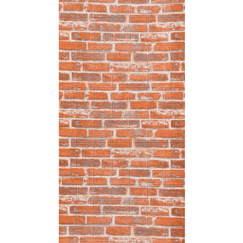 Самоклеющаяся 3D панель 3080х700х3мм Рыжий Екатеринославский Кирпич SW-00001762 Киев - изображение 1