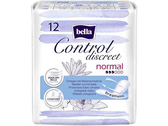 Прокладки урологічні 12шт 3кр CONTROL DISCREET normal ТМ BELLA Київ