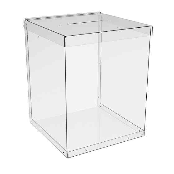 Ящик EKOSTAR без замка для пожертвований и сбора денег 200x200x250. Объем 10 литров Киев