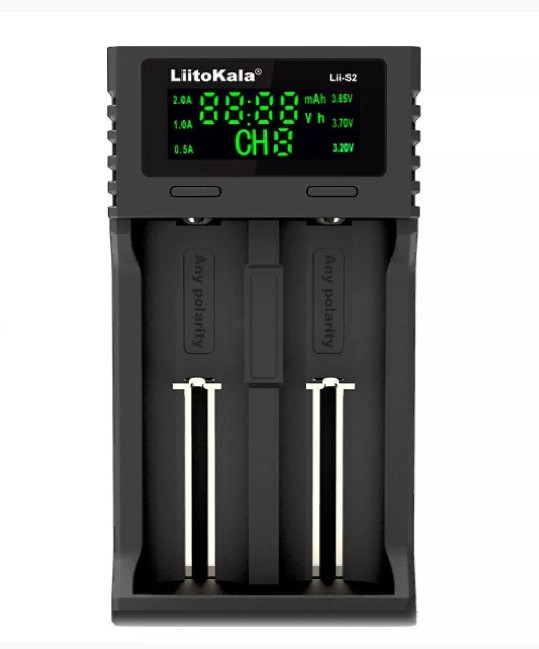 Заряднoe устройство Liitokala lii-S2 на 2 канала (для Ni-MH, Ni-CD, Li-Ion, LiFePo4) Киев - изображение 3