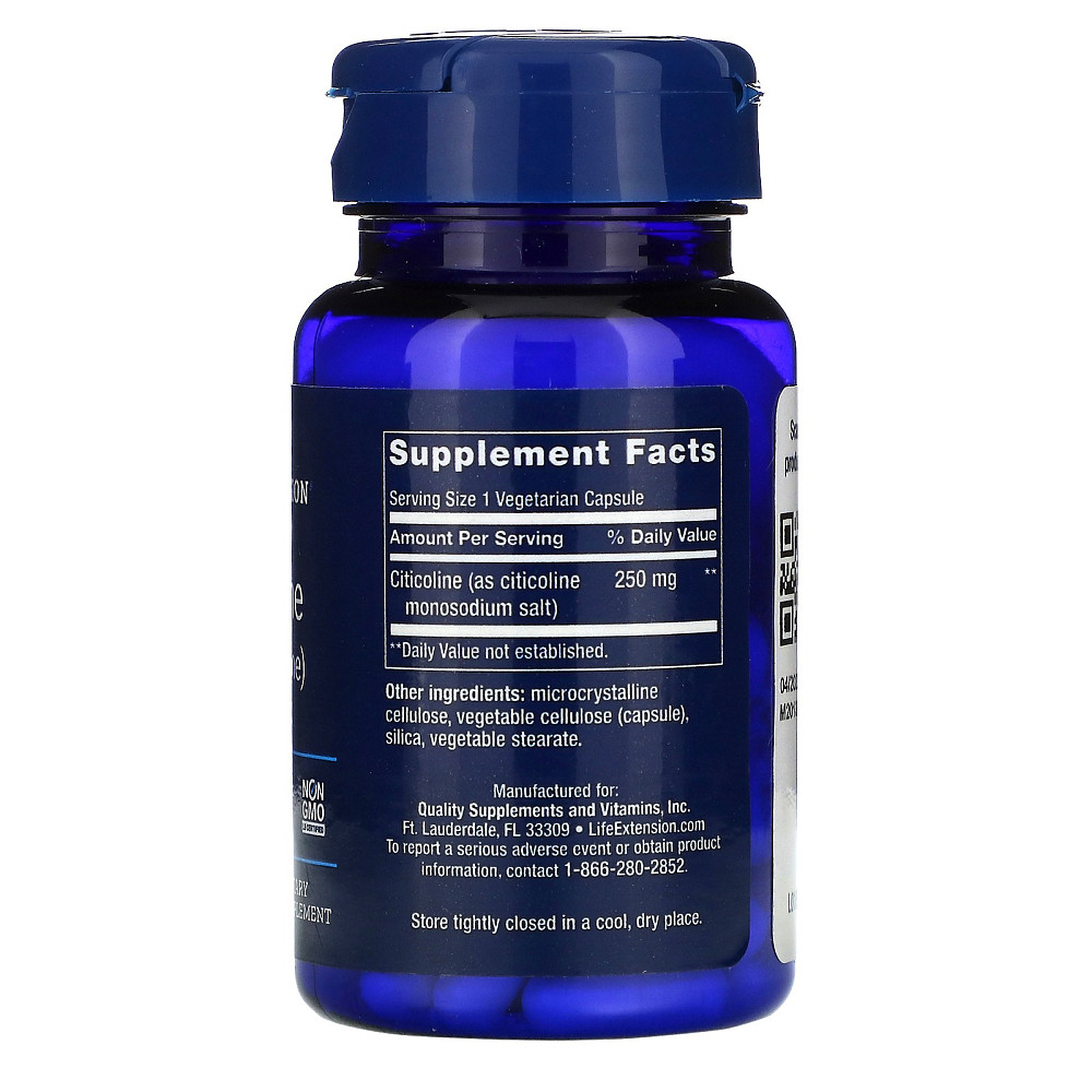 Пищевая добавка (Citicoline) 250 мг 60 капсул Київ - фото 2