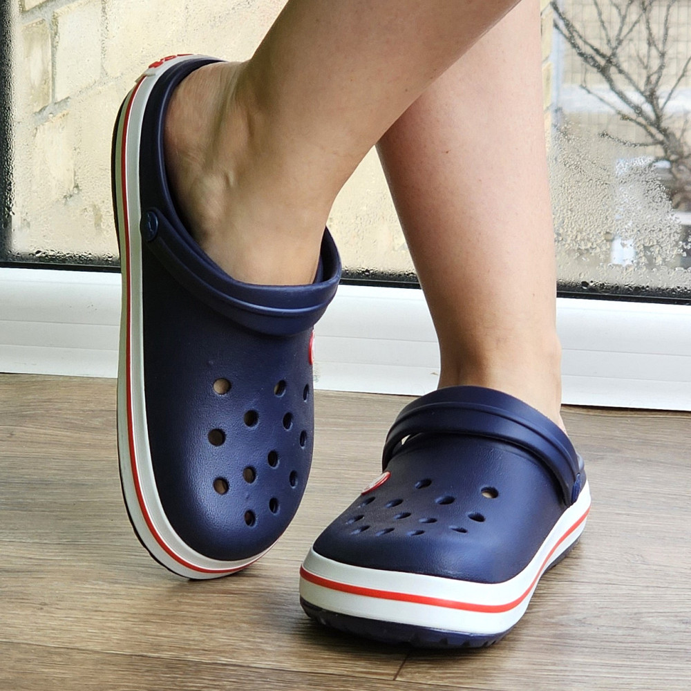 Жіночі Крокси Сині капці CROCS Шльопанці (розміри: 34,36) Дніпро - фото 8