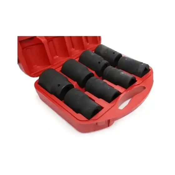 Набір ударних головок LEX LXIS8E — 8 предметів у кейсі, 3/4", Cr-Mo Львів