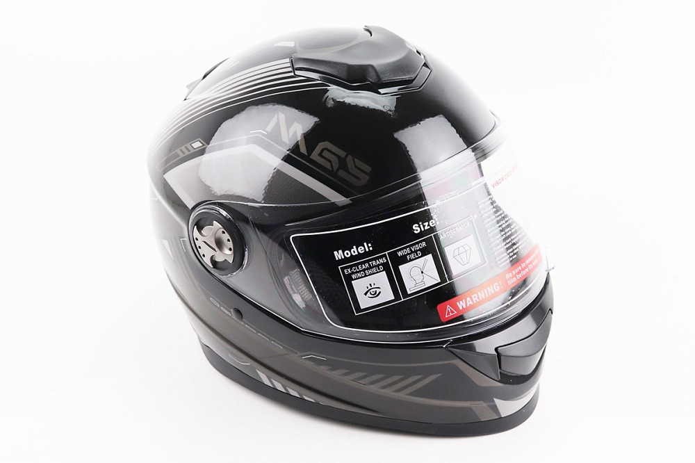 Шолом інтеграл, закритий BLD-М65 М (57-58см), ЧОРНО-СІРИЙ Киев - изображение 1