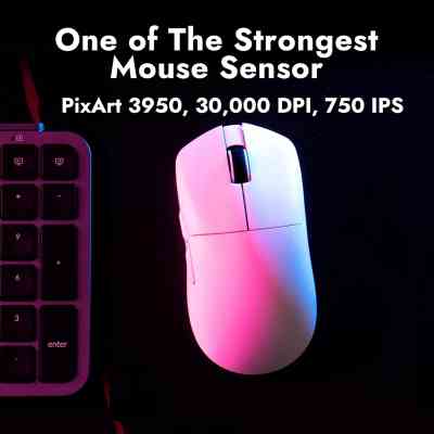 Мышка Lemokey G1 USB-A/USB-C/Wireless 8K White (G1-A2) Винница