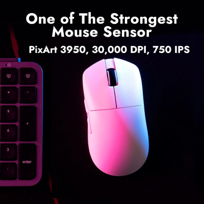 Мишка Lemokey G1 USB-A/USB-C/Wireless 8K White (G1-A2) Вінниця - фото 5