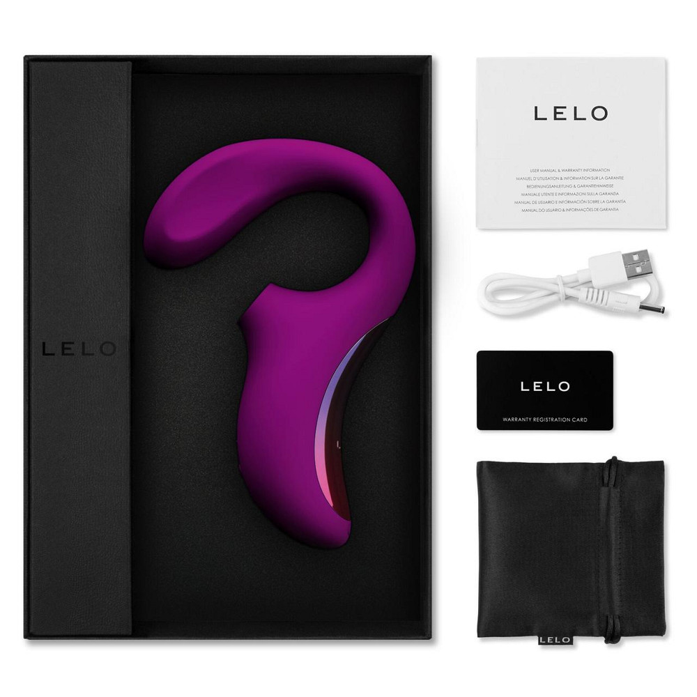 Клиторально-вагинальный звуковой стимулятор LELO Enigma Deep Rose Sex Aura Киев - изображение 9