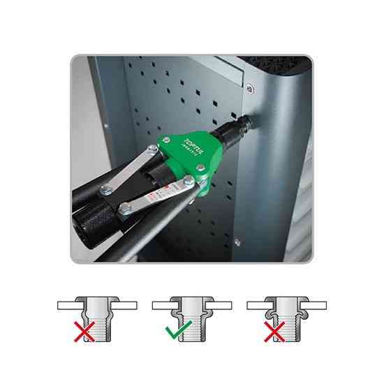 Заклепочник для різьбових заклепок TOPTUL M5,M6 M8,M10,M12 JBBB0512 Одеса