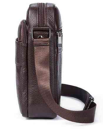 Сумка чоловіча флотар Vintage 14759 Коричнева Київ