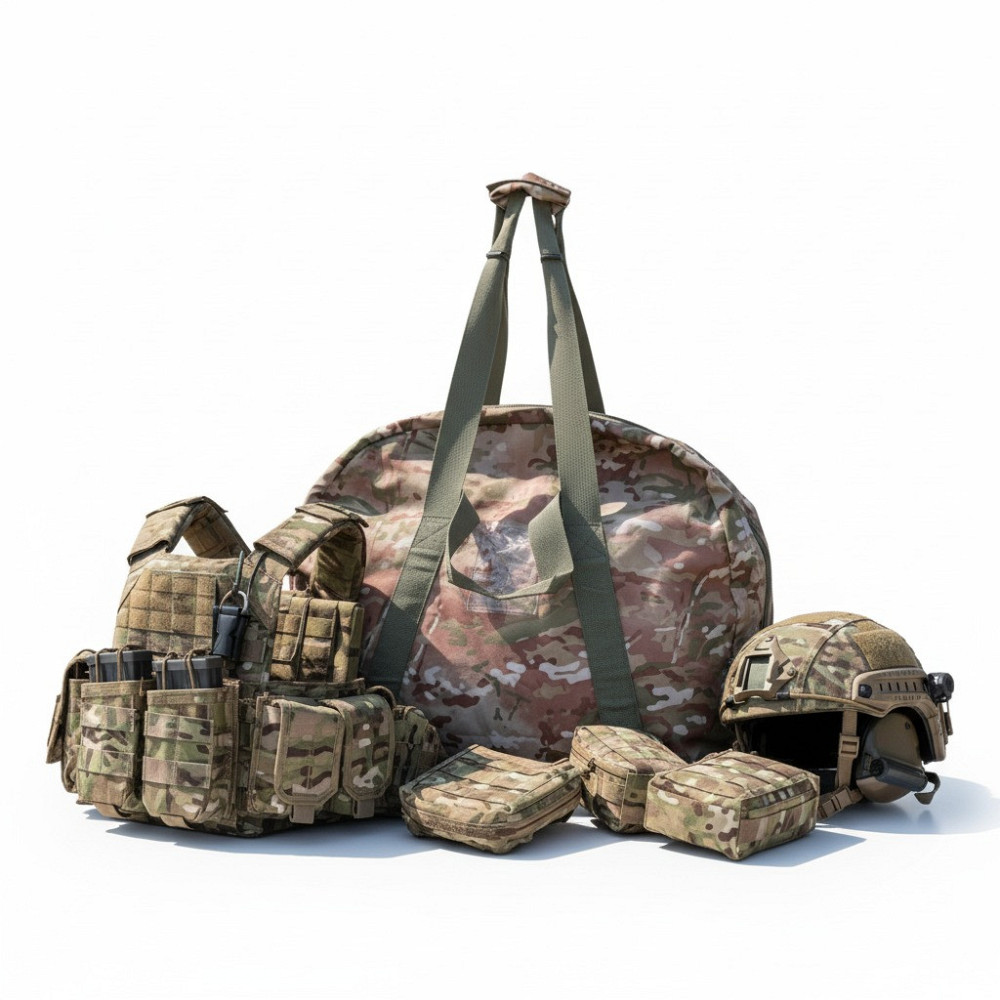 Сумка для переноса бронежилета плитоноски и обмундирования Мультикам Одесса - изображение 1