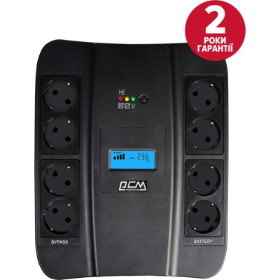 Пристрій безперебійного живлення Powercom SPD-750U Schuko Вінниця - фото 1