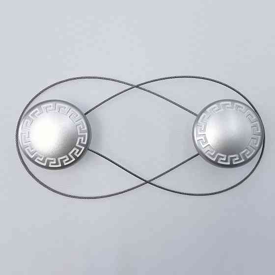 Магниты для штор и гардин Афина 2 шт Серый (81-269) Киев