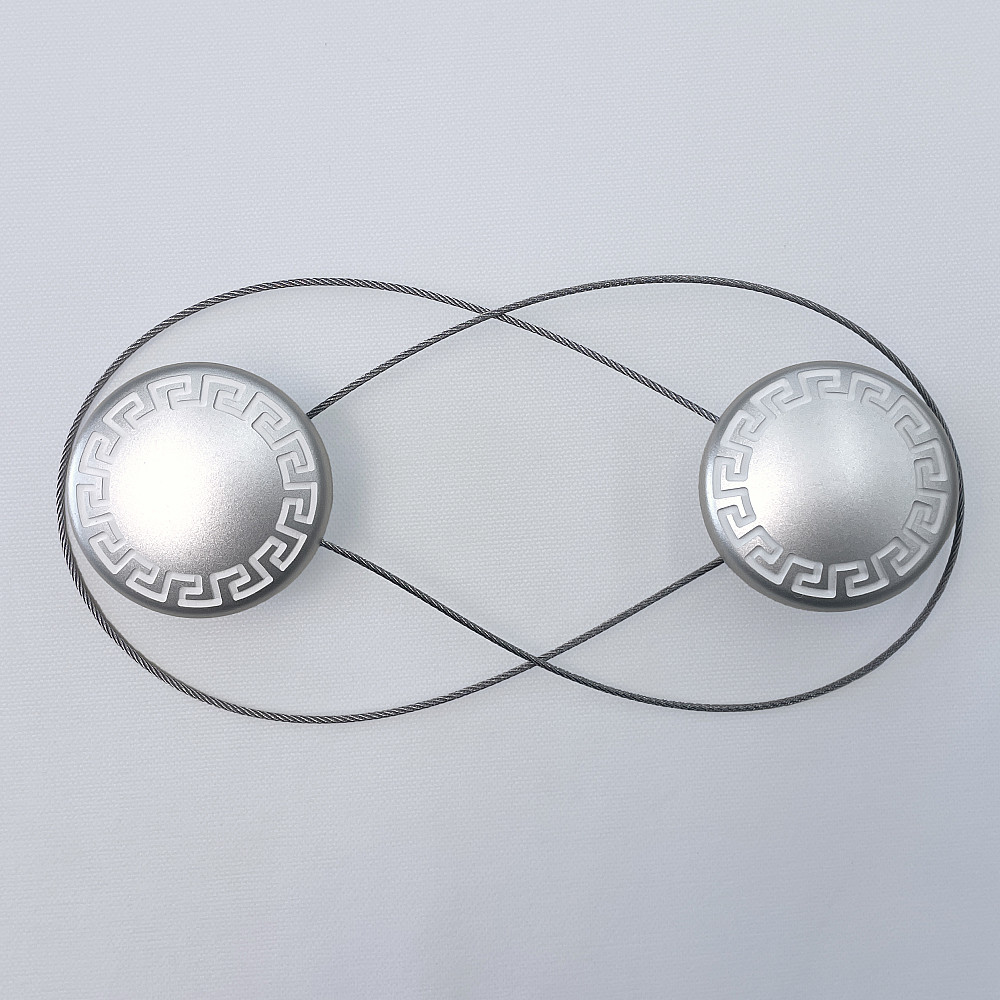 Магниты для штор и гардин Афина 2 шт Серый (81-269) Киев - изображение 6