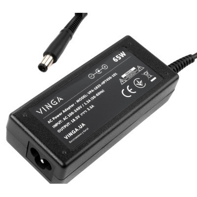 Блок живлення до ноутбуку Vinga HP 65W 18.5V 3.5А 7.4*5.0 (VPA-1835-HP7450-101) Вінниця - фото 3