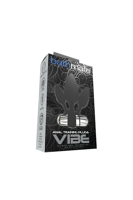 Набір анальних вібропробок Bathmate Anal Training Plugs VIBE, діаметр 2,5 см - 3,1см - 3,8см Sex Aura Київ - фото 5