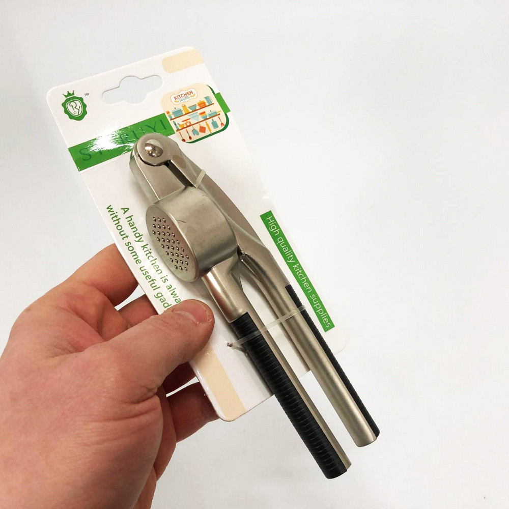 Пресс для чеснока UNIQUE UN-1761 чеснокодавка ручная металлическая JV-68 Львов - изображение 3