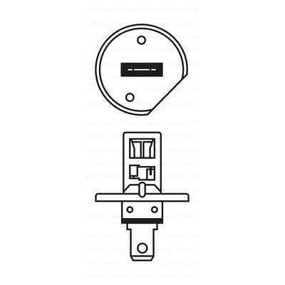 Автолампа Bosch галогенова 55W (1 987 302 801) Вінниця