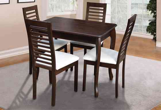 Стіл обідній СМАРТ 1000*600,ВІЛЬХА/горіх темний Днепр