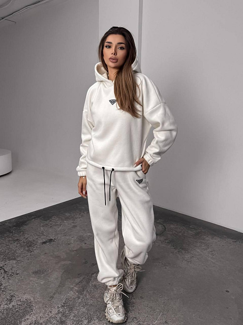 Женский теплый костюм, из флис полара L-XL, Молочный Одесса - изображение 8