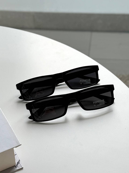Чоловічі сонцезахисні окуляри Porsche з пластиковою оправою на середнє обличчя Київ - фото 3