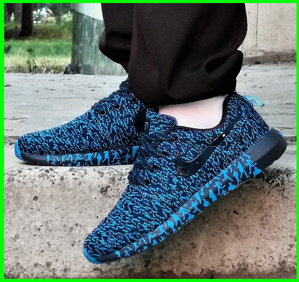 Кросівки Nike Сині Чоловічі Найк Блакитні Ткани (розміри: 41,42,43,44,45) Дніпро - фото 4