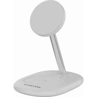 Зарядное устройство Canyon wireless charger WCS-205 15W Qi2 2in1 White (CNS-WCS205W) Винница