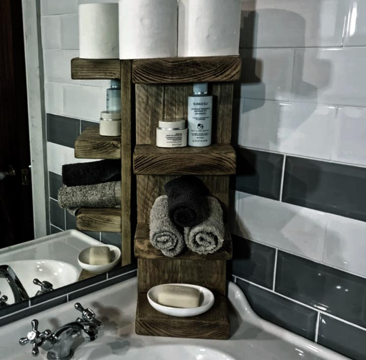 Полиця для ванної "Цилові" мокко Миколаїв - фото 1