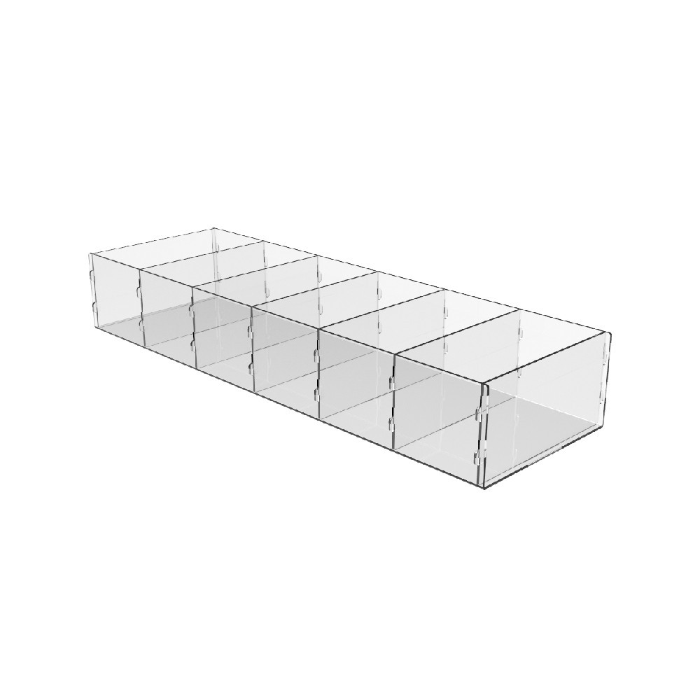 Коробка акрилова EKOSTAR 6 комірок 450х140х70 Київ - фото 1