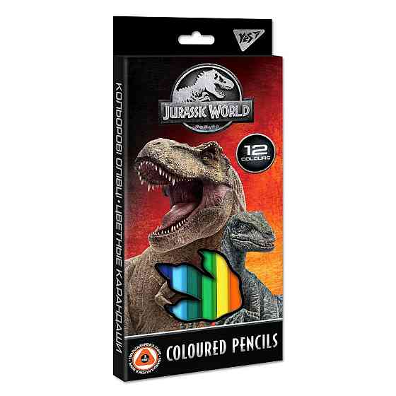 Олівці кольорові YES 12 кол. "Jurassic World", шт Київ