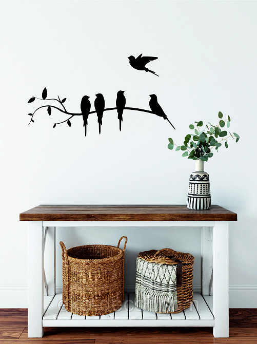 Декоративное настенное Панно «Птички на ветке», Декор на стену Киев - изображение 8