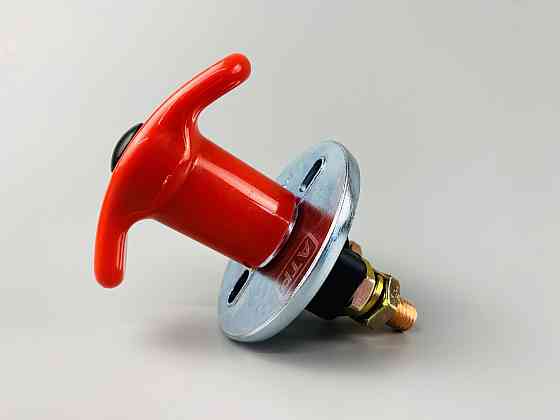 Вимикач маси універсальний, механічний 12/24В (червона мідь) 100A Мукачево