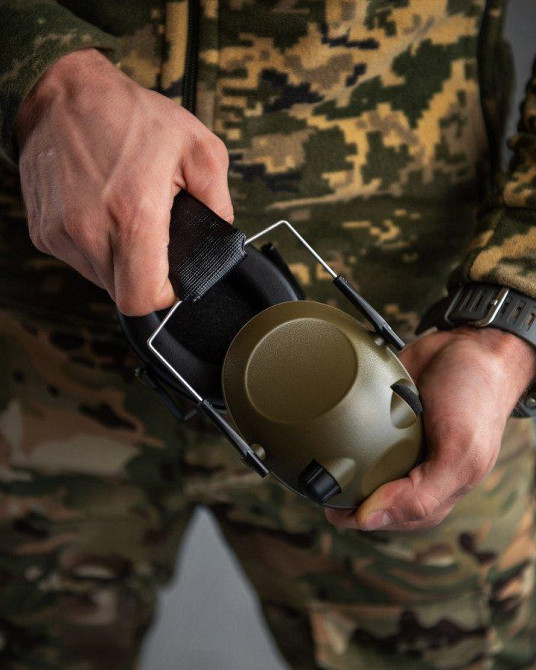 Активні тактичні навушники Tactical 6S oliva П3-0! Одеса - фото 5