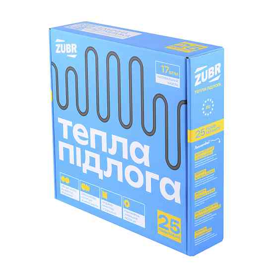 Нагрівальний кабель ZUBR DC Cable 170 Вт / 10 м Киев