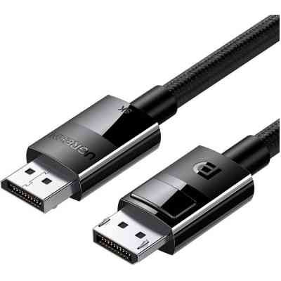 Кабель мультимедійний DisplayPort M to DisplayPort M 1.0m V1.4 braided DP114 black Ugreen (80390) Вінниця