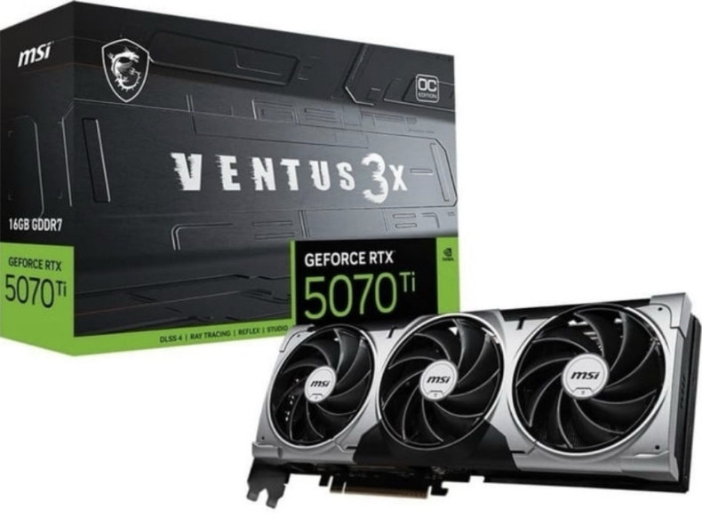 RTX 5070 TI 16 gb Msi ventus 3x OC New Киев - изображение 5