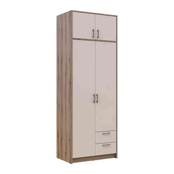 Шкаф для одежды Doros Ронди с антресолью Дуб Артизан/Кашемир 2ДСП 82х52х236 DRS-011666 (80737809) Львов