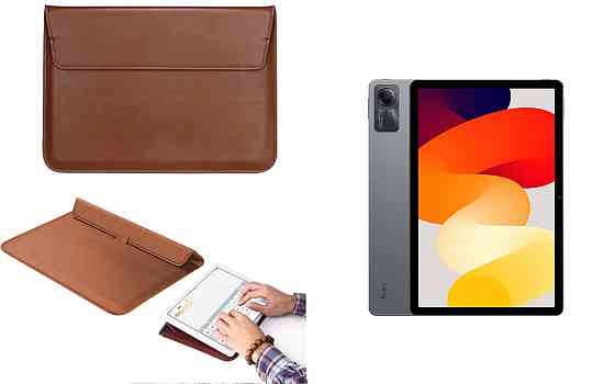 Чохол-конверт VitoCase для Xiaomi Pad 6 SE, з функцією підставки для планшета Коричневий Київ