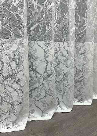 Тюль жаккард цвет белый 1669т Киев