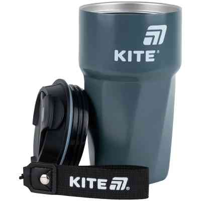 Термокружка Kite 450 мл сіра (K25-1220-1) Вінниця