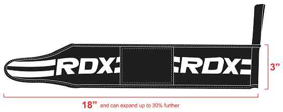 Кистьові бинти для жиму RDX Black New Кам'янське