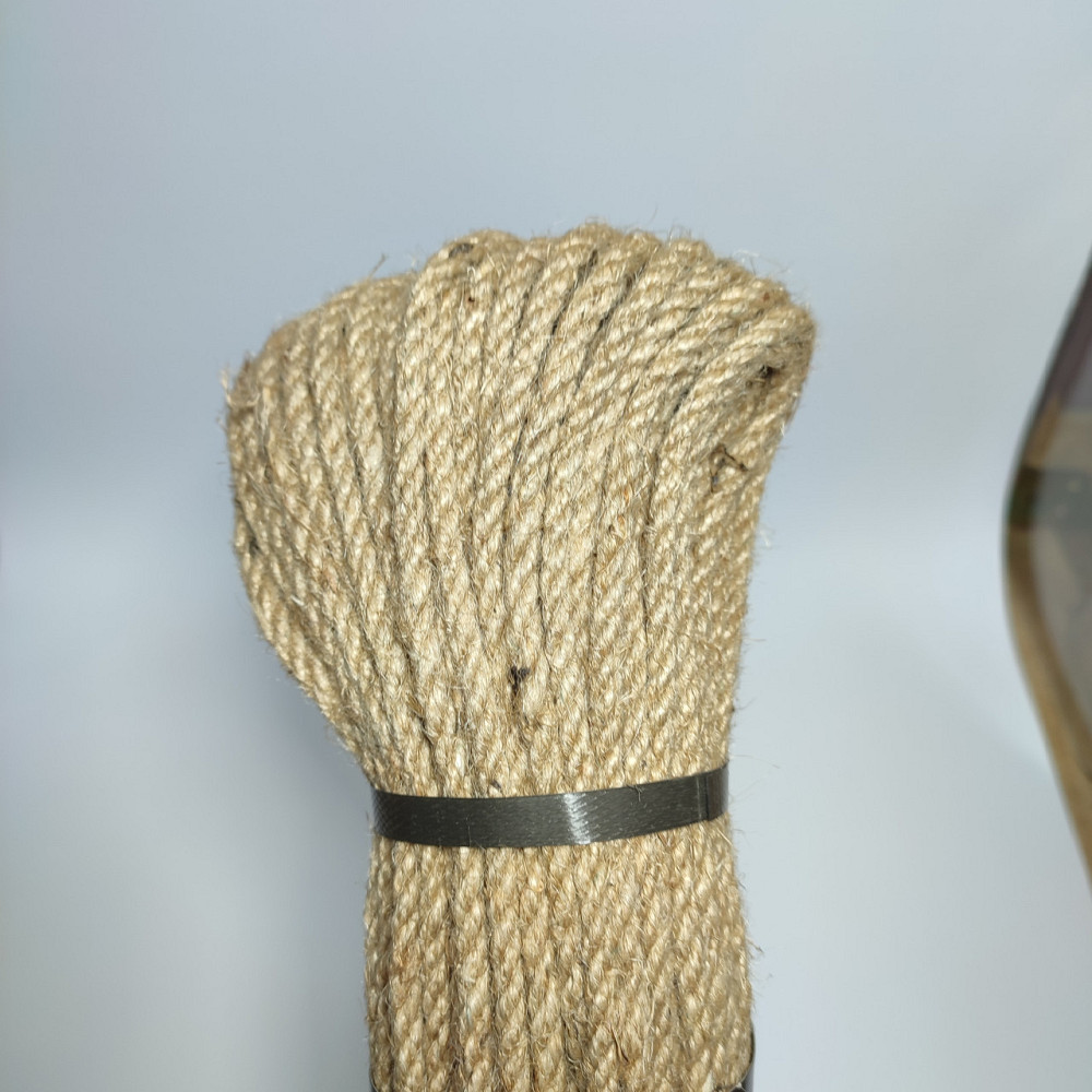 Шпагат (канат) джутовий Льон d=6мм L=50м Харків - фото 8