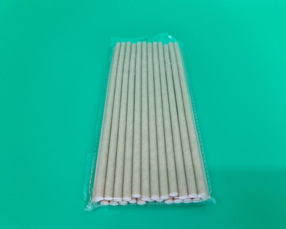 Соломка паперова трубочка Гофра 25шт крафт (1 шт) Харків - фото 3