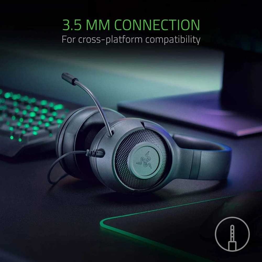 Гарнітура Razer Kraken X Lite Black (RZ04-02950100-R381) Чорний Харьков - изображение 6